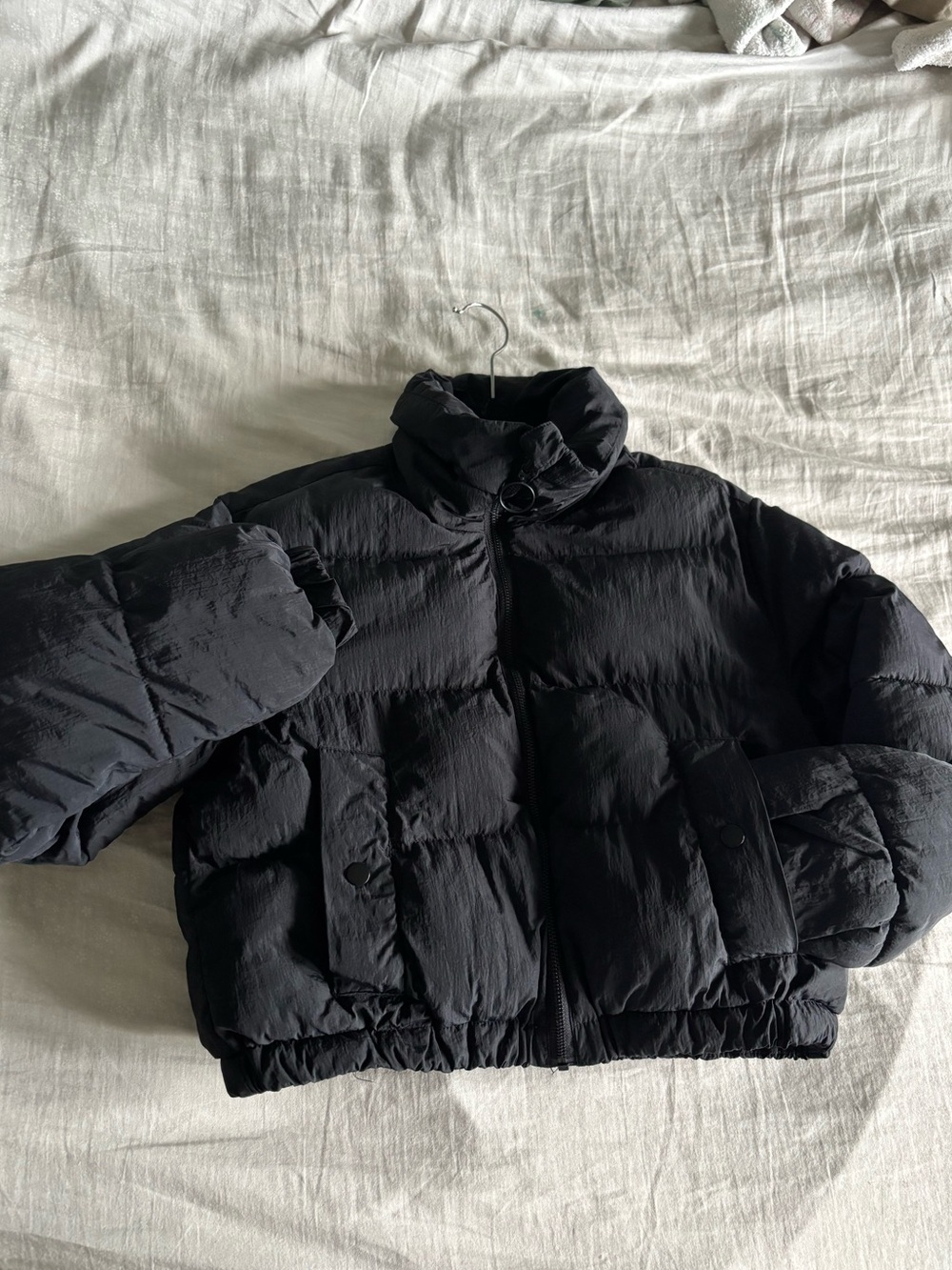 Garage Womens Cropped Puffer Jacket
